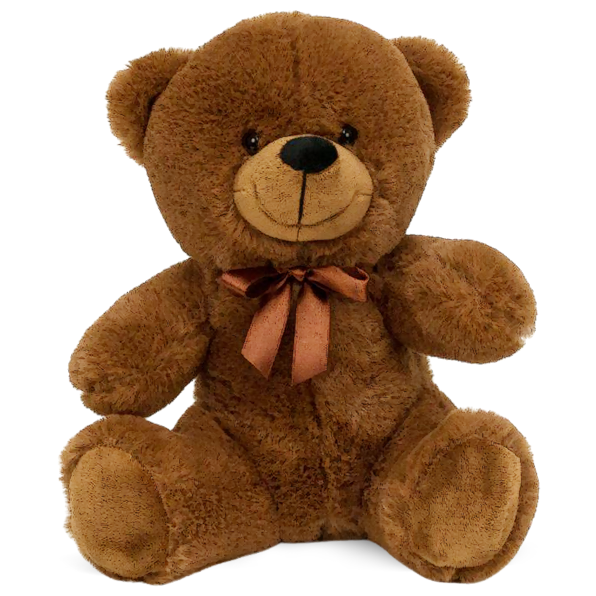 Grandma Smiley's Plush Best Friends Super Color Black Teddy Bear Stuffed Animal