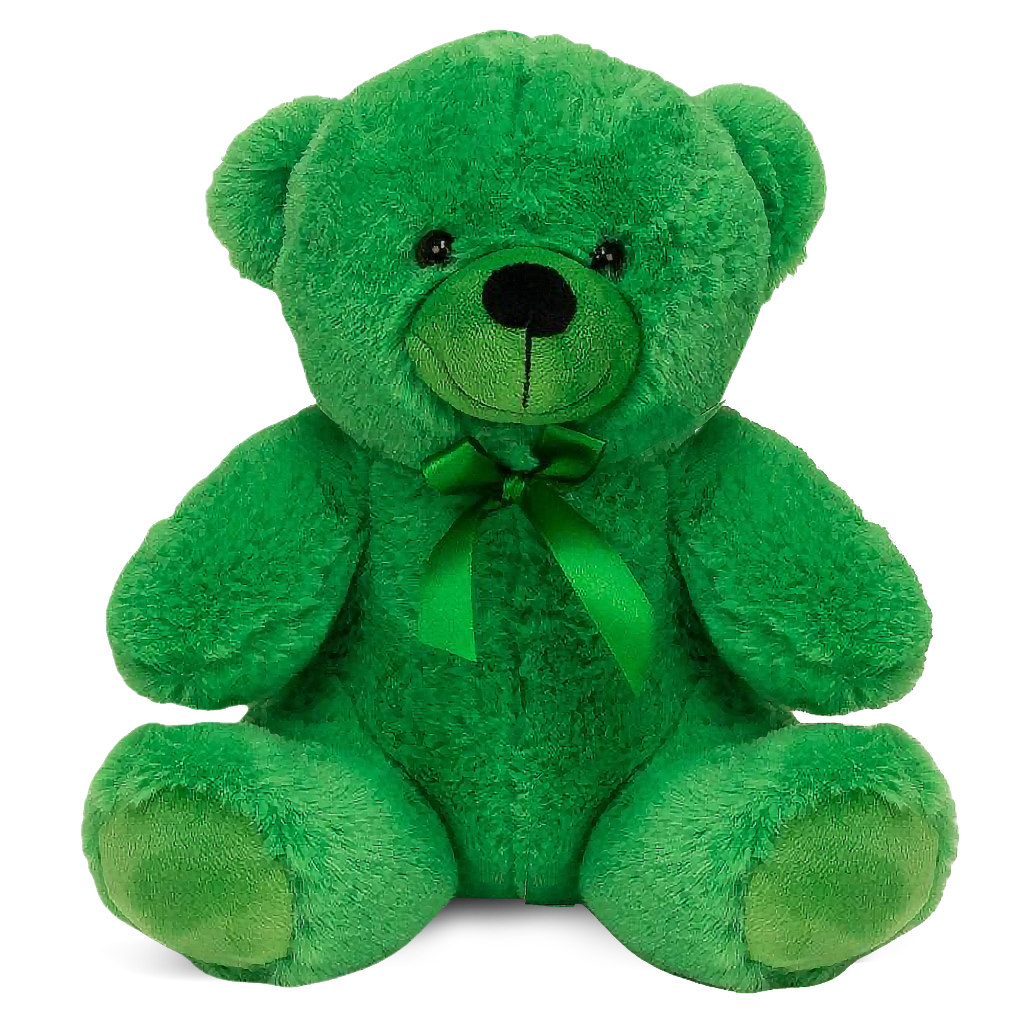 Grandma Smiley's Plush Best Friends Super Color Black Teddy Bear Stuffed Animal