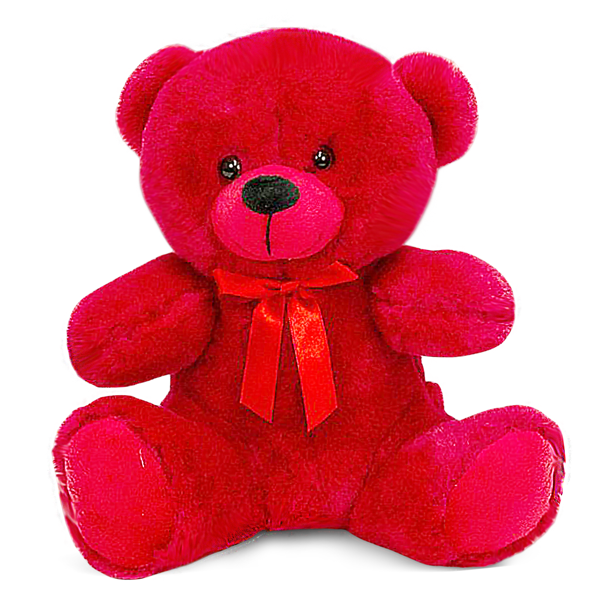 Grandma Smiley's Plush Best Friends Super Color Black Teddy Bear Stuffed Animal