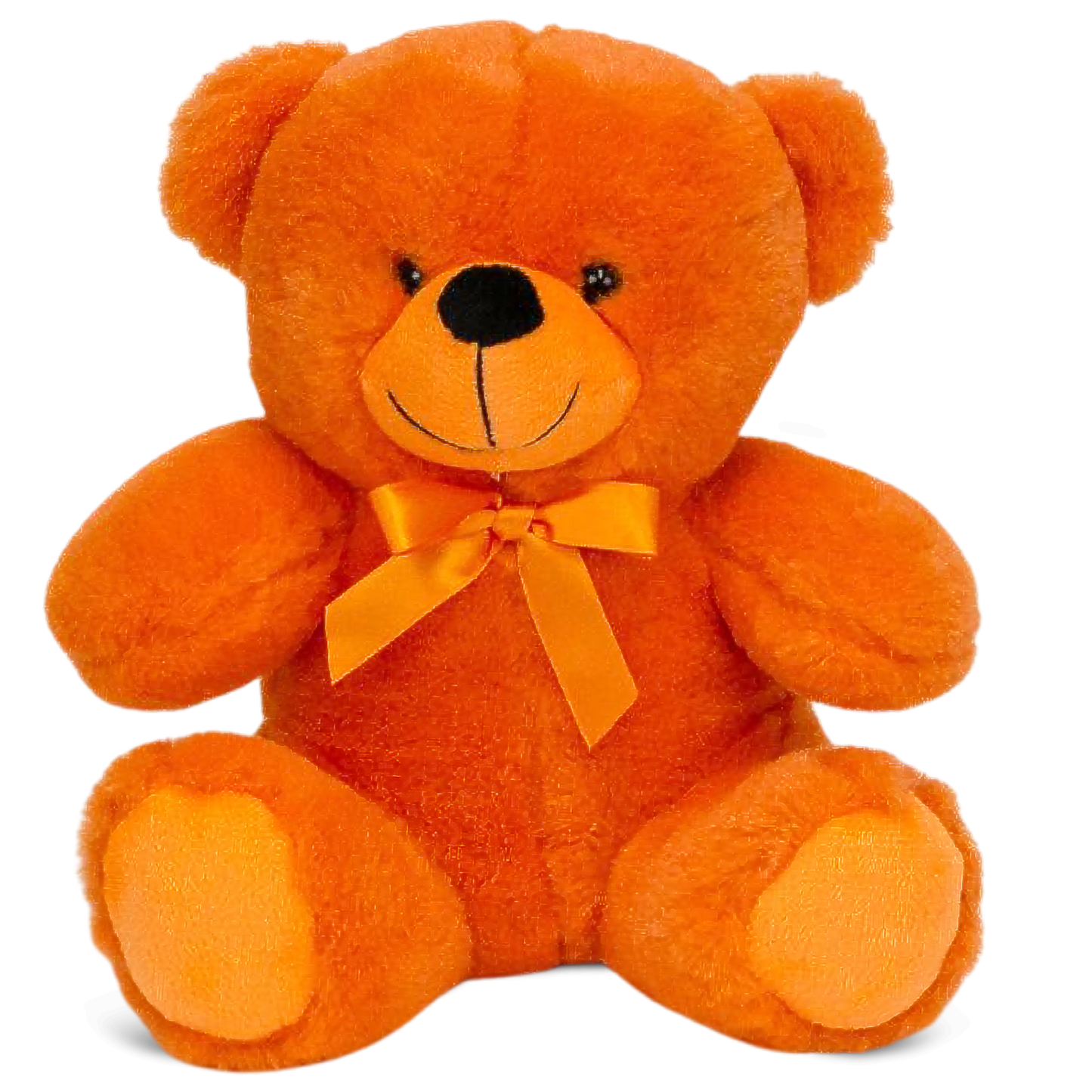 Grandma Smiley's Plush Best Friends Super Color Orange Teddy Bear Stuffed Animal, 9-inch Hypoallergenic Small Teddy Bears for Christmas, Newborn Baby Shower, Girlfriend, Boyfriend, Graduation