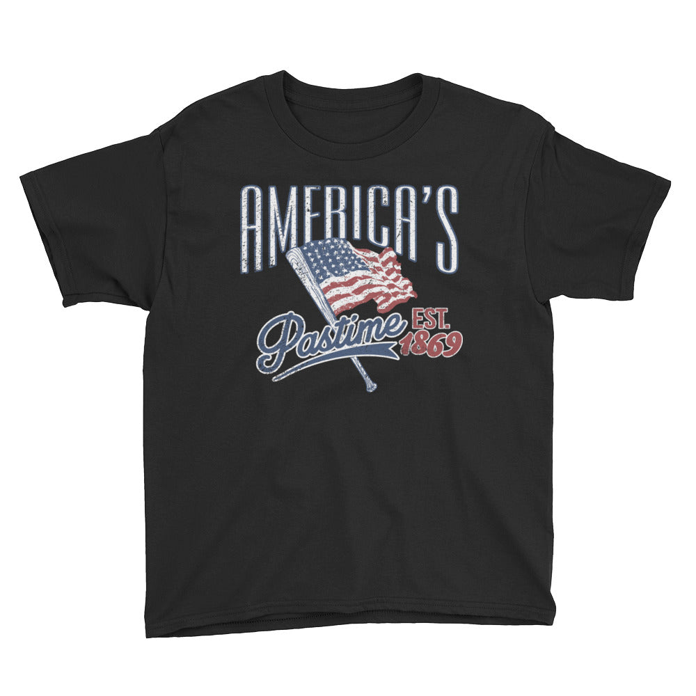 America's Pastime Baseball Youth Short Sleeve T-Shirt