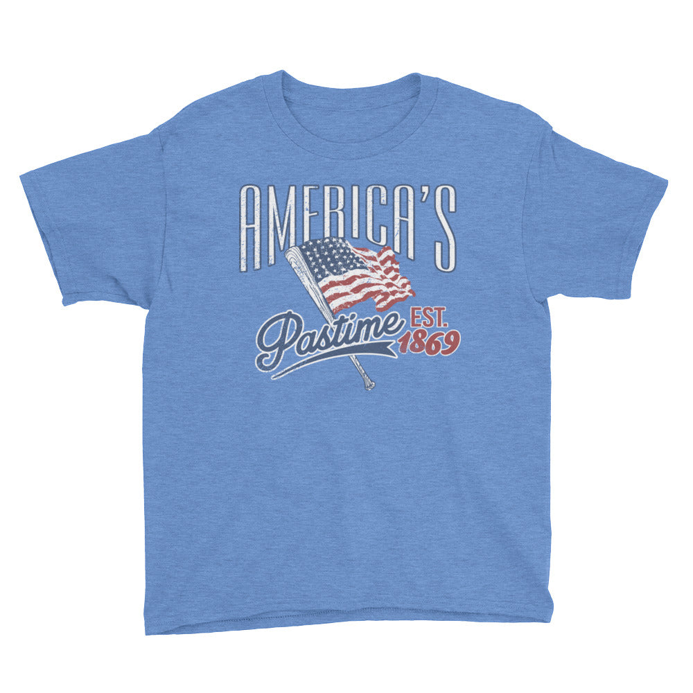 America's Pastime Baseball Youth Short Sleeve T-Shirt