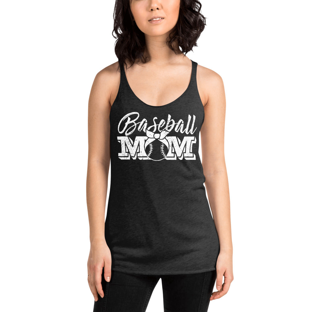 Baseball Mom Womens Racerback Tank