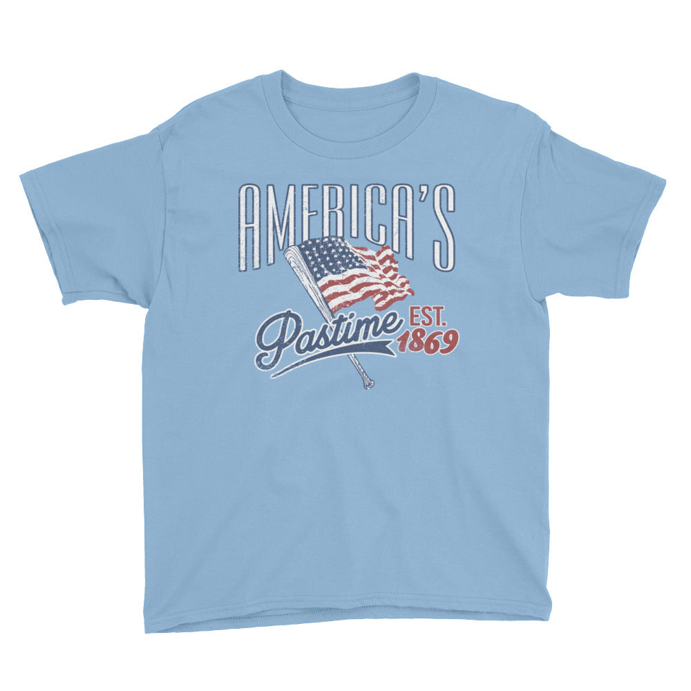 America's Pastime Baseball Youth Short Sleeve T-Shirt