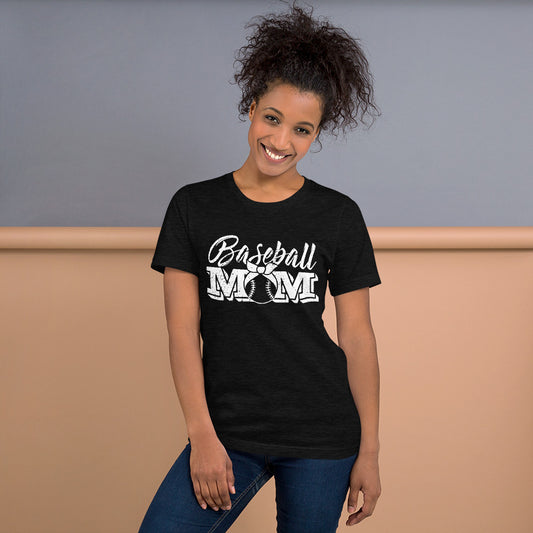 Baseball Mom Womens Short Sleeve Tee