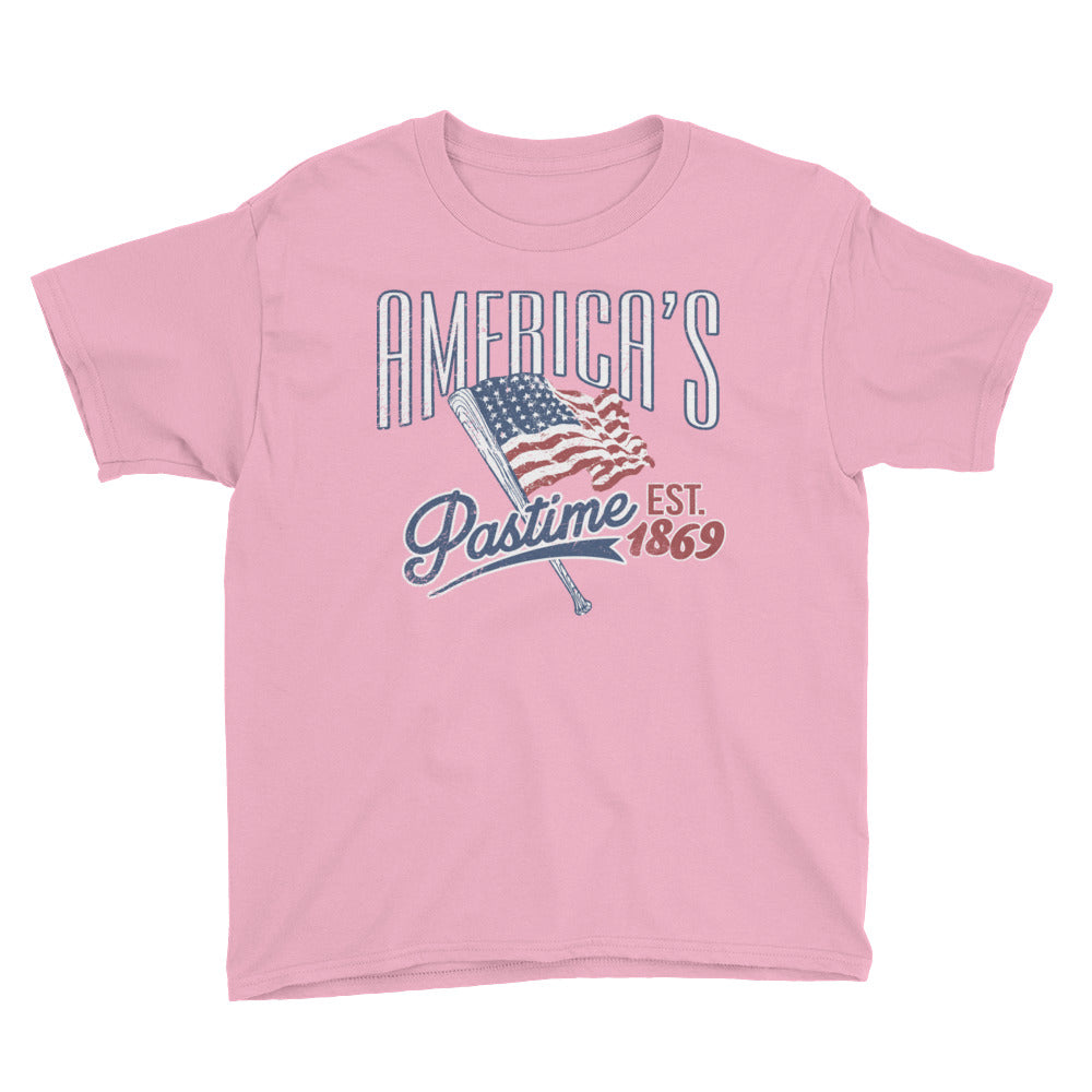 America's Pastime Baseball Youth Short Sleeve T-Shirt