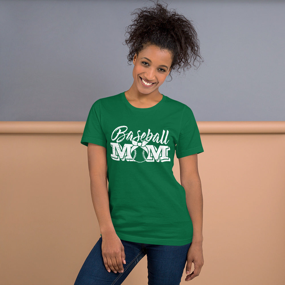 Baseball Mom Womens Short Sleeve Tee