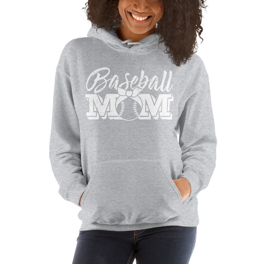 Baseball Mom Womens Hoodie