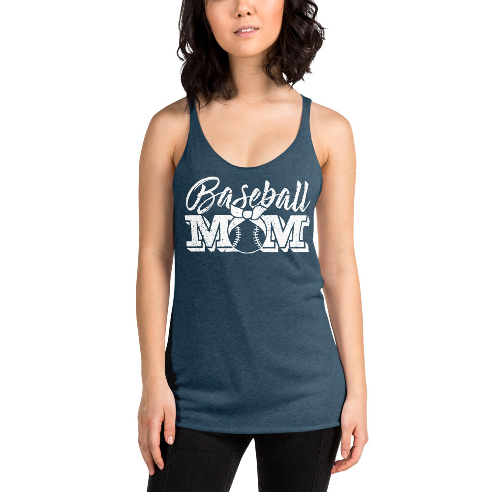 Baseball Mom Womens Racerback Tank