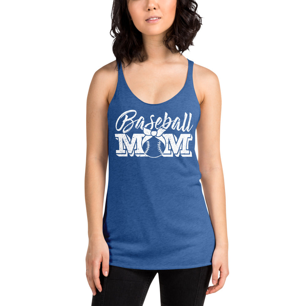 Baseball Mom Womens Racerback Tank