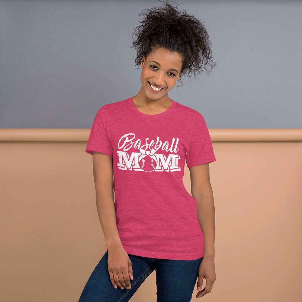 Baseball Mom Womens Short Sleeve Tee