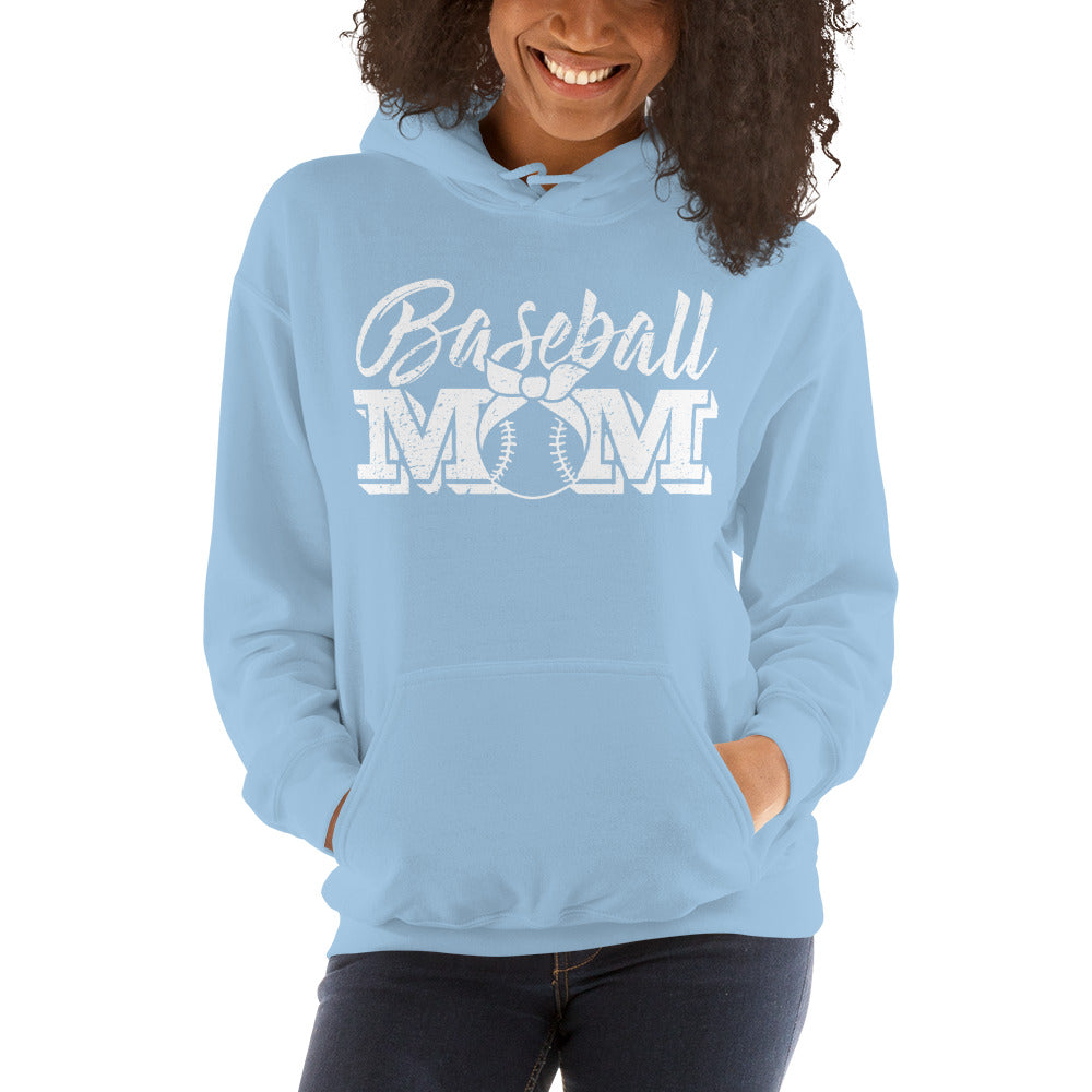 Baseball Mom Womens Hoodie