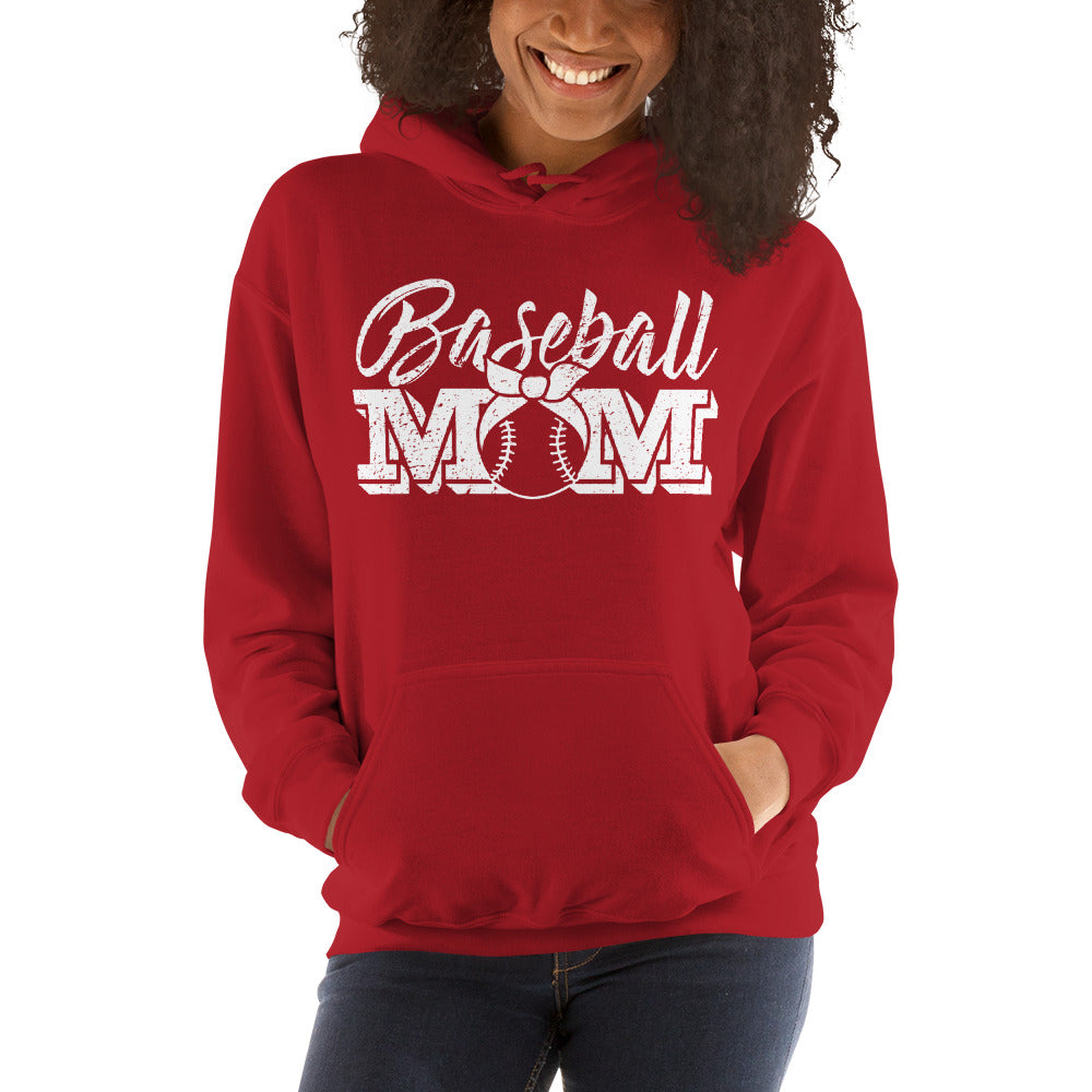 Baseball Mom Womens Hoodie